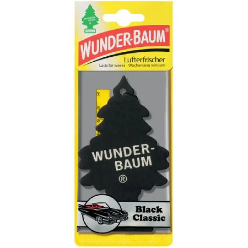 Wunder-Baum Black Classic Auto-Lufterfrischer