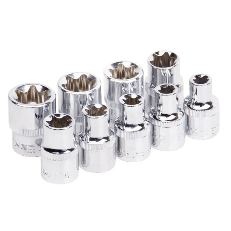 Rohrsatz Torx1,2'' CrV 9-teilig – Bild 1 von