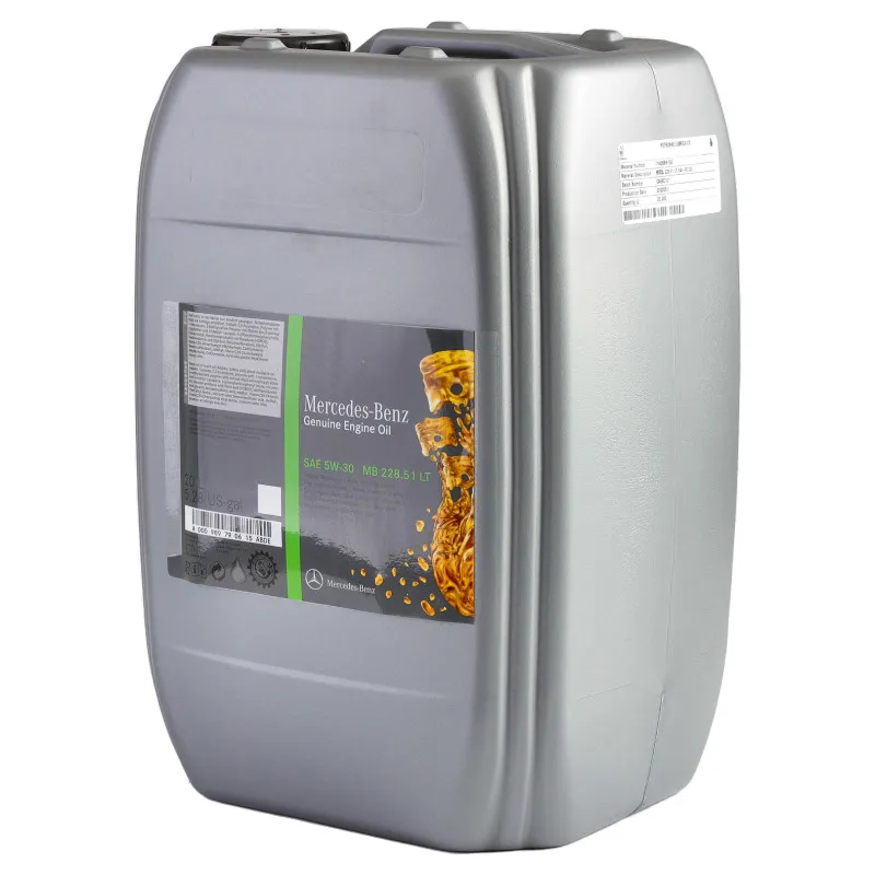 Ulei motor Mercedes 5W30 LT (MB 228.51) 20L - imagine 3