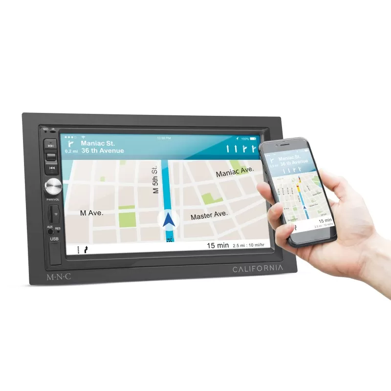 Autoradio "California" - 2 DIN - 4 x 50 W - WiFi - BT - MP5 - AUX - SD - USB – Bild 2 von