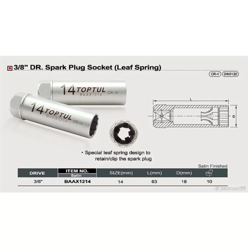 14-mm-Zündkerzensteckschlüssel