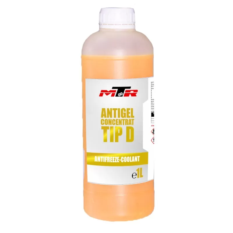 Konzentriertes Frostschutzmittel MTR Typ D Gelb 1L