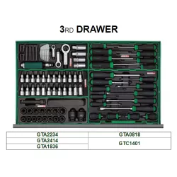 Mobiler Werkzeugschrank (360 Teile) &ndash; Bild 4 von