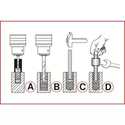 Set extractor pentru filete 25 piese - imagine 3