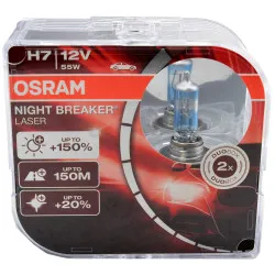 Bec Osram Night Breaker Laser Next Generation H7 12V 55W PX26d Set 2 buc - imagine 1