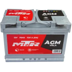 Acumulator MTR AGM-VRLA 70 Ah [Start-Stop] - imagine 1