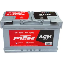 Acumulator MTR AGM-VRLA 80 Ah [Start-Stop] - imagine 1