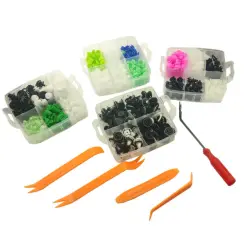 Set 470 buc cleme plastic+5 unelte Carg - imagine 3