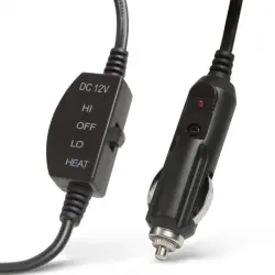 Husă scaun auto încălzită - cu priză pentru brichetă - imagine 2