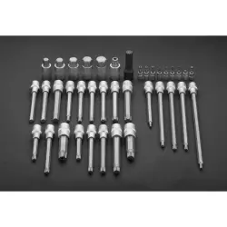 Rohrsatz mit kurzem und langem Torx-Bit 1/2" Satz 38tlg – Bild 2 von