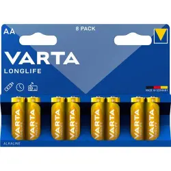 Baterie Varta Longlife AA Blister 8  buc MUT1.2