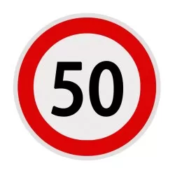 Autocolant limita viteza - 50