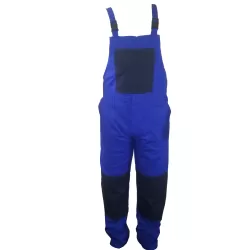 Pantalon cu pieptar albastru / bleu M50 / L