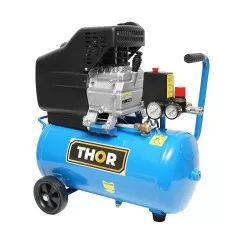 Compresor aer 1500W 2.5CP cu butelie 50L Thor - imagine 1