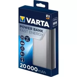 Acumulator extern Varta Power Bank Fast Energy 20000+charging cable 20000mAh