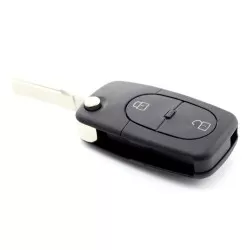 Audi - Carcasa cheie tip briceag, 2 butoane, fara buton panica, cu baterie 2032 - imagine 5