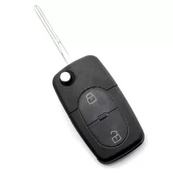 Audi - Carcasa cheie tip briceag, 2 butoane 