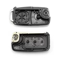 Volkswagen Touareg - Carcasa cheie tip briceag cu 3 butoane - imagine 1