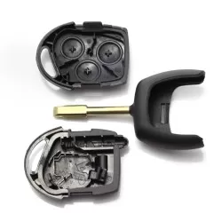 Ford - Carcasa cheie cu 3 butoane si suport baterie - imagine 1