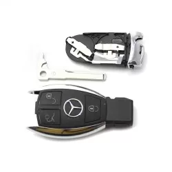 Mercedes Benz - Carcasa cheie tip "Smartkey" cu 3 butoane - imagine 1