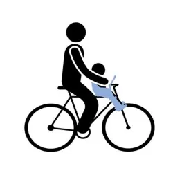 Scaun pentru copii, cu montare pe bicicleta in fata - Thule Yepp Nexxt Mini WHITE - imagine 5
