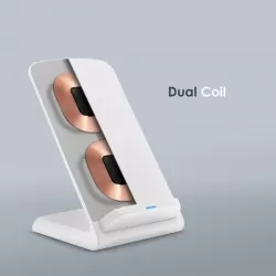 Kabellose Tischladestation - Weiß - 1,2 A – Bild 3 von