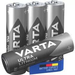 Baterie Varta Lithium AA 1.5V • Set 4 buc