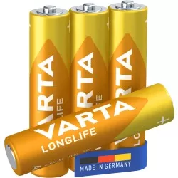 Baterie Varta Longlife AAA LR03 1.5V • Set 4 buc