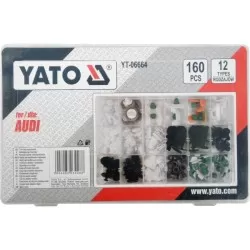 Set 160 clipsuri tapițerie Audi Yato YT-06664 - imagine 3