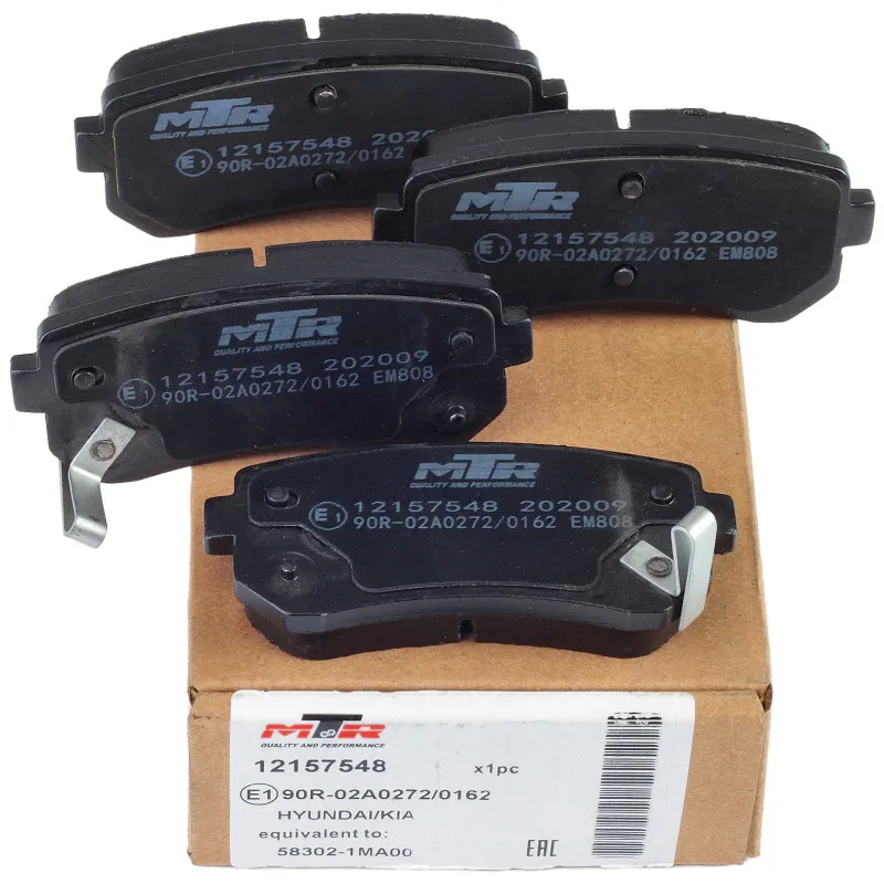 BREMSBELAGSATZ SCHEIBENBREMSE MTR 12157548